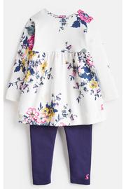  Floral Dress And Leggings Set