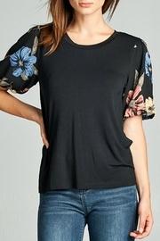  Bubble Sleeves Top