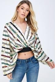  Chain Print Top