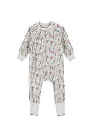  Classic Raglan Romper Mushrooms