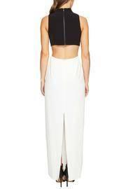 Crepe Column Gown