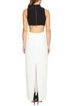  Crepe Column Gown