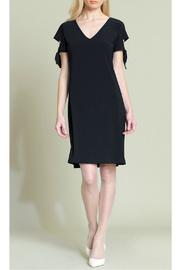  Tie-cuff Detailed Cap Sleeve Soft Knit Dress