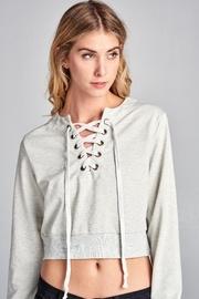  Lace Up Lounge-tee