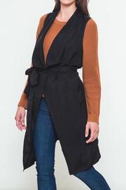  Longline Notched Vest
