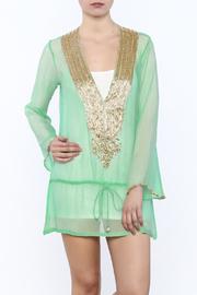  Mint Embellished Tunic