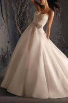  Strapless Bridal Ball Gown