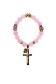  Pink Gold Stretch Bracelet