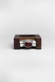  Wooden Garnet Ring