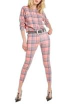  Pink Plaid Sweatpants