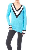  Turqoise V Sweater