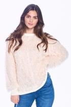 Feather Detail Sweater