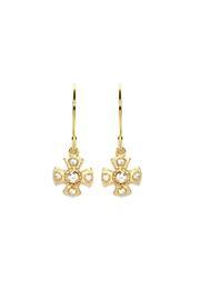  Maltese Cross Earrings
