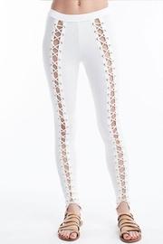  Front Lace-up Pants