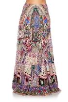  Tieaed Maxi Skirt