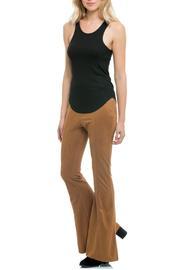 Pants Flare Suede