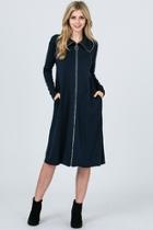  Zipper Front Dress