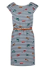  Leopard Stripe Dress