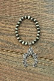  Concho-squash Blossom-navajo Stretch-bracelet
