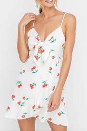  Cherry Tie-front Dress