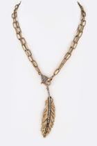  Feather Convertible Necklace