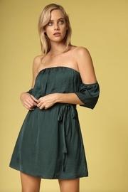 Off-shoulder Lined Dress