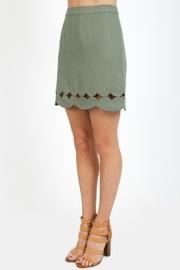 Scallop Hem Skirt