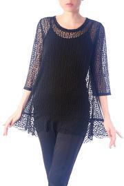  Black Mesh Tunic