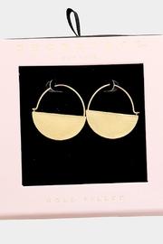  Semi-circle Hooped Earrings