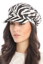 Zebra Newsboy Hat