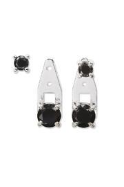  Black Crystals Ear-jacket