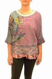  Printed Knit Top