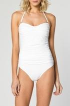  Ruched Bandeau Swimsuit