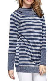  Navy Striped Hoodie