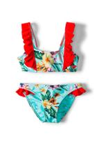  Ariel Heritage Floral Athletic Bikini Set