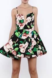  Floral Fit Flare Dress
