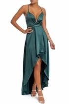  High-low Satin Dress