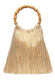  Mattie Bamboo Circle Handle Pouch