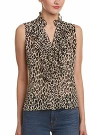  Ruffle Silk Top