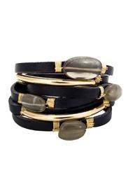  Moonstone Gold Bracelet