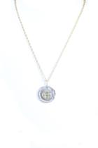 Four Way Cross Necklace - 9.5 Inch Chain