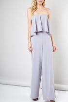  Strapless Jumpsuit-dove