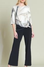  Watercolor Twist-hem Top