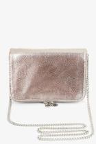  Metallic Chain Crossbody