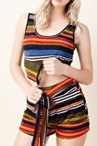  Colorful Striped Top