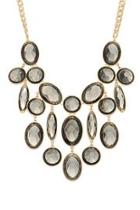  Gray Statement Necklace