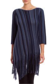  Blue Fringe Sweater