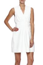  Drawstring Crepe Dress