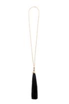  Leather Tassel Necklace