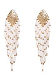  White Waterfall Earrings